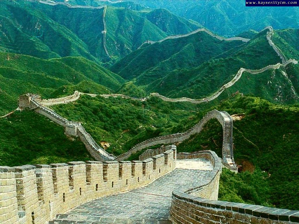 Great Wall of China at Badaling, China скачать